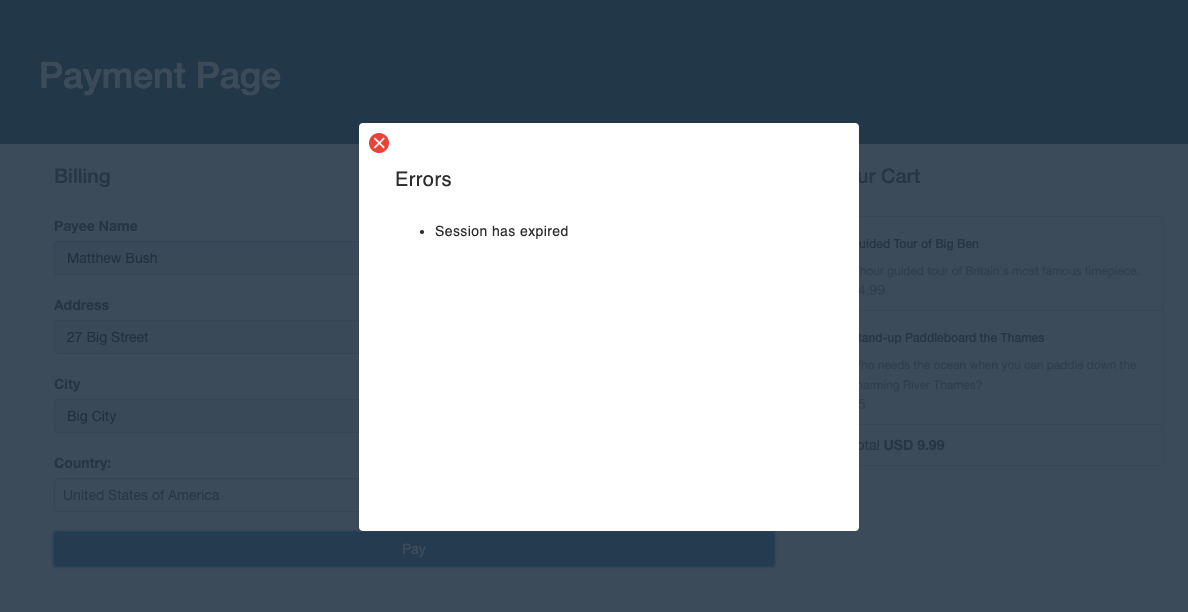 Invalid Token